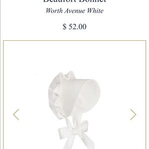 The Beaufort Bonnet Company White Bonnet